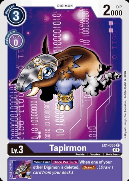 EX1-055 C Tapirmon - play set (4)