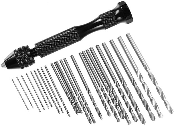 25 Piece Pin Vise Hand Drill
