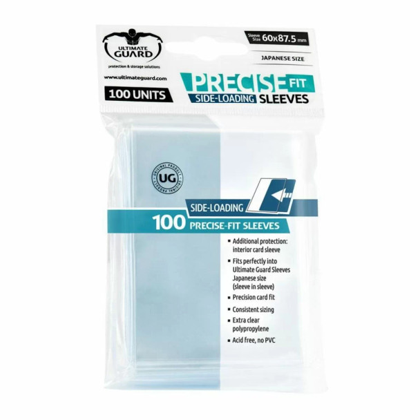 Ultimate Guard Precise-Fit Sleeves side loading Japanese Size (100)