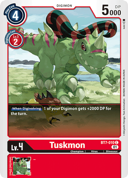 [DIG] BT7-010 Tuskmon - Playset (4)