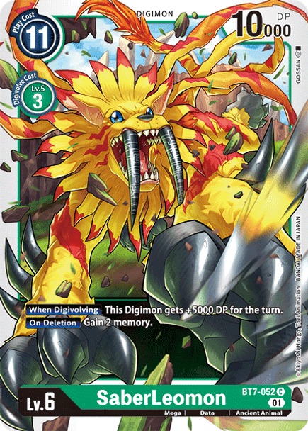 [DIG] BT7-052 SaberLeomon - Playset (4)