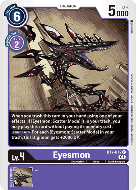 [DIG] BT7-072 Eyesmon - Playset (4)