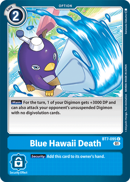 [DIG] BT7-095 Blue Hawaii Death - Playset (4)