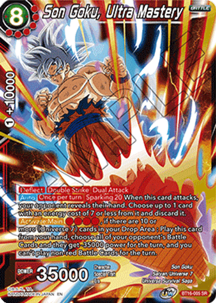 BT16-005 Son Goku, Ultra Mastery