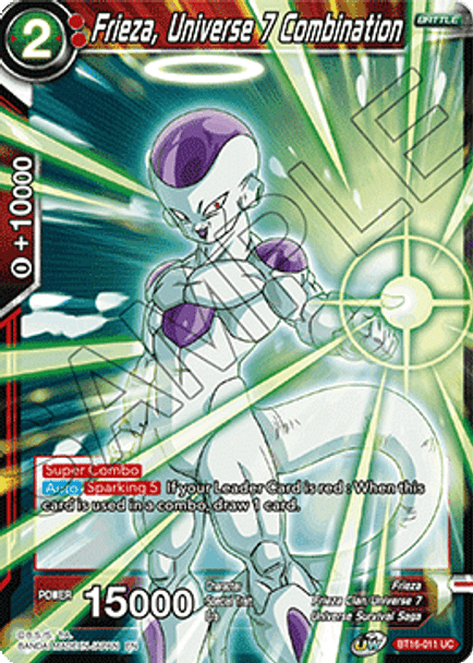 BT16-011 Frieza, Universe 7 Combination