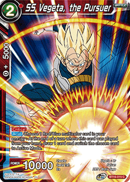 BT16-015 SS Vegeta, the Pursuer - Foil