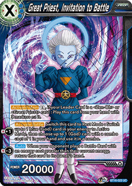 BT16-023 Great Priest, Invitation to Battle - Playset (4)