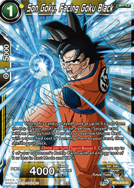 BT16-076 Son Goku, Facing Goku Black - Foil