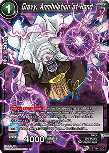 BT16-120 Demon God Gravy, Annihilation at Hand - Foil