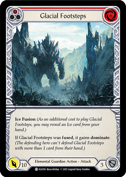 ELE016 Glacial Footsteps (Red) - Regular (playset - 3) - 1st Ed