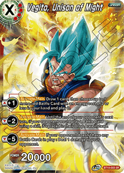 BT10-003 Vegito, Unison of Might