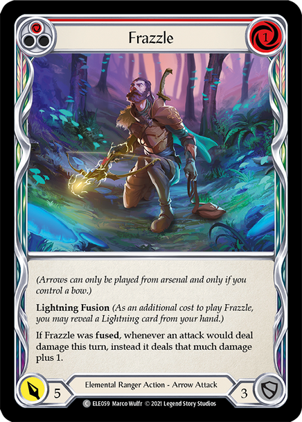 ELE059 Frazzle (Red) - Regular (playset - 3) - 1st Ed