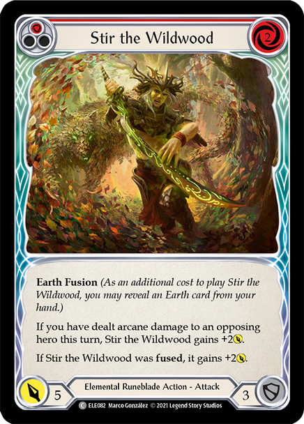 ELE082 Stir the Wildwood (Red) - Regular (playset - 3) - 1st Ed