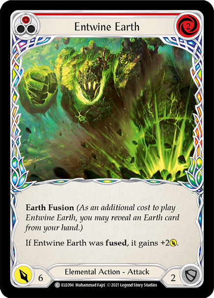 ELE094 Entwine Earth (Red) - Regular (playset - 3) - 1st Ed