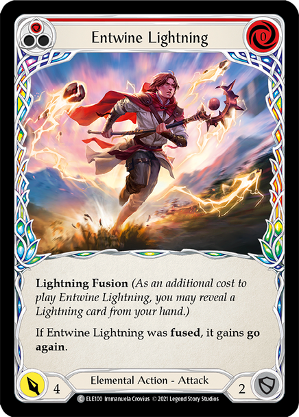 ELE100 Entwine Lightning (Red) - Regular (playset - 3) - 1st Ed