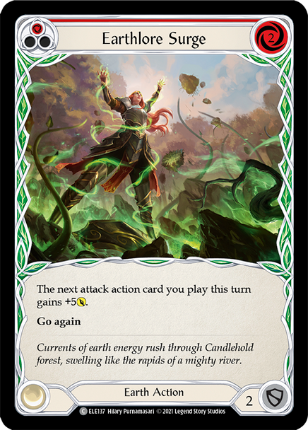 ELE137 Earthlore Surge (Red) - Regular - 1st Ed