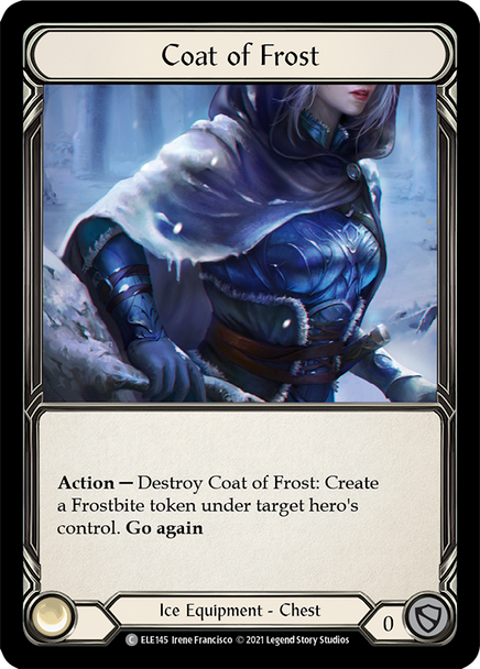 ELE145-CF Coat of Frost - Cold Foil - 1st Ed