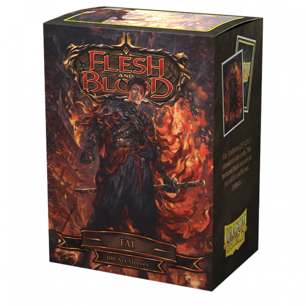 Dragon Shield - Box 100 - Matte Art - Flesh and Blood Uprising Fai