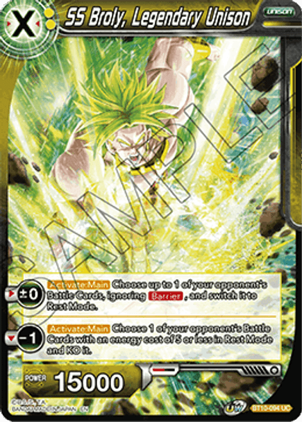 BT10-094 SS Broly, Legendary Unison