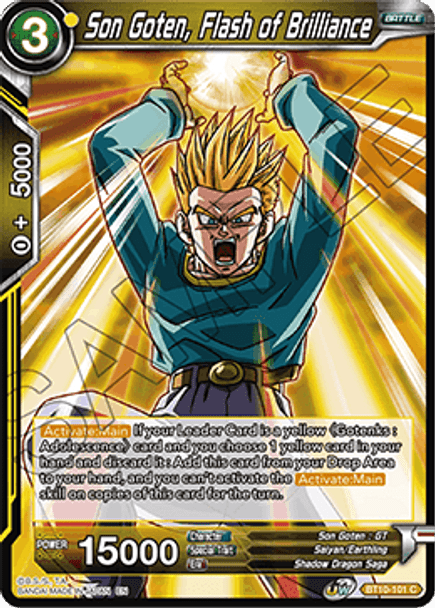 BT10-101 Son Goten, Flash of Brilliance