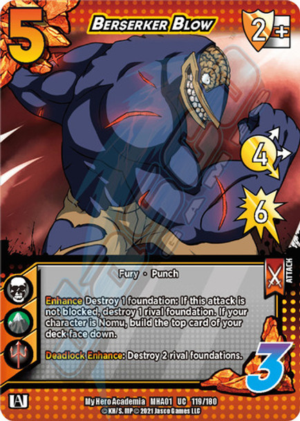 MHA01 119/180 - Berserker Blow