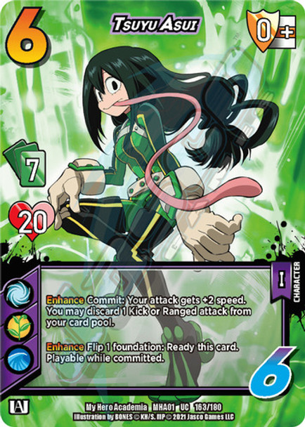 MHA01 163/180 - Tsuyu Asui