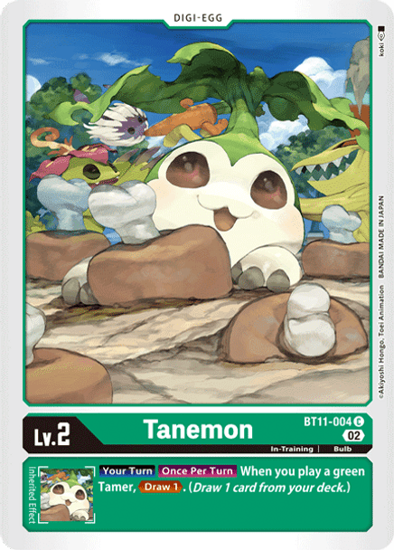 BT11-004 C Tanemon - Playset (4)