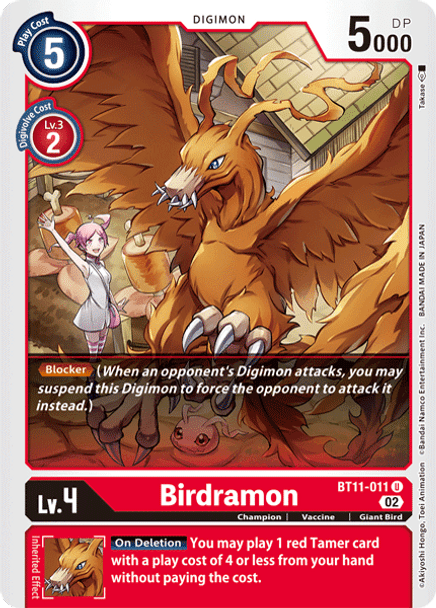 BT11-011 U Birdramon - Foil