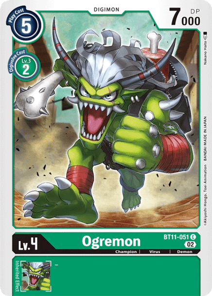 BT11-051 C Ogremon - Foil