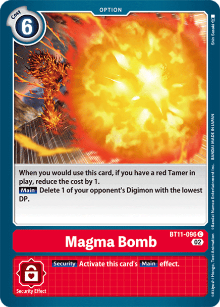 BT11-096 C Magma Bomb - Playset (4)