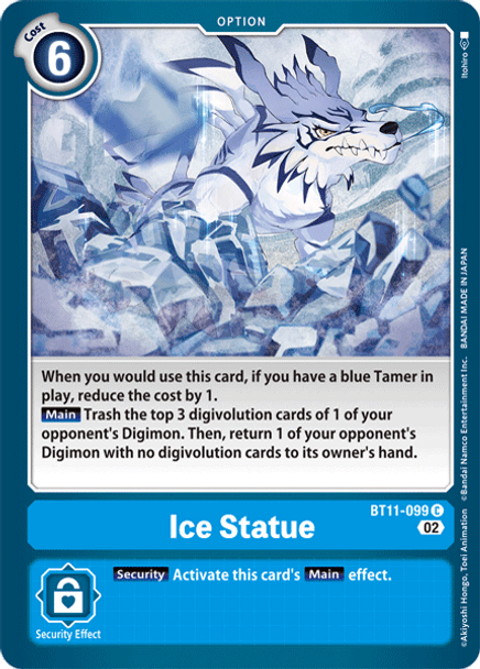 BT11-099 C Ice Statue - Foil