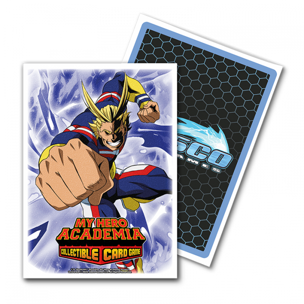 Sleeves - Dragon Shield - Box 100 - MATTE Art - My Hero Academia All Might Punch
