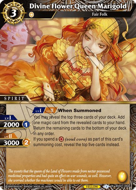 BSS01-094 Divine Flower Queen Marigold