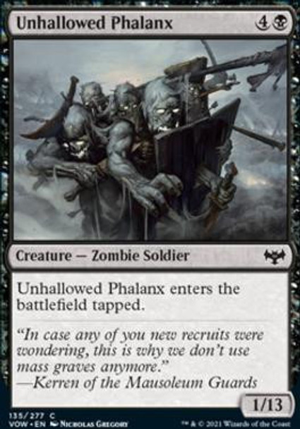 Unhallowed Phalanx - Foil