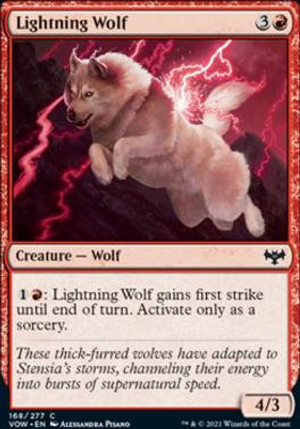 Lightning Wolf - Foil