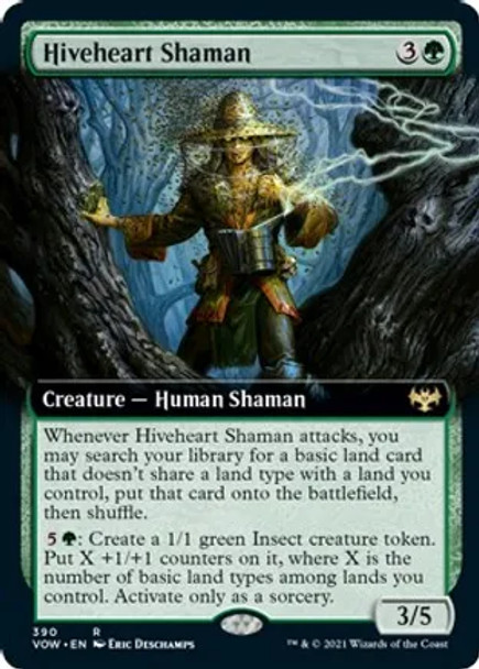 Hiveheart Shaman (Extended Art) - Foil