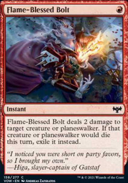 Flame-Blessed Bolt - Foil