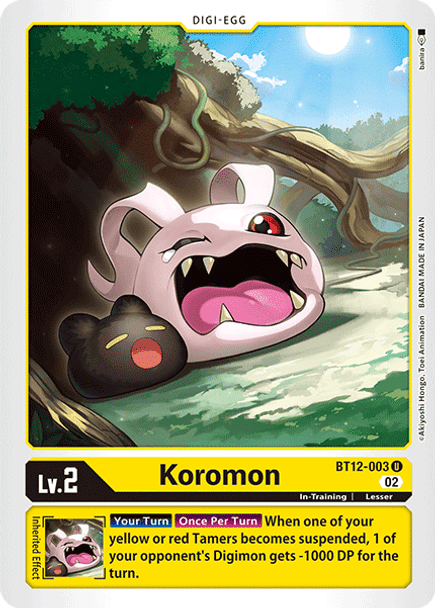 BT12-003 U Koromon