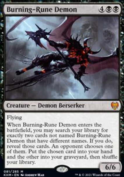 Burning-Rune Demon (Extended Art) (KHM 349)