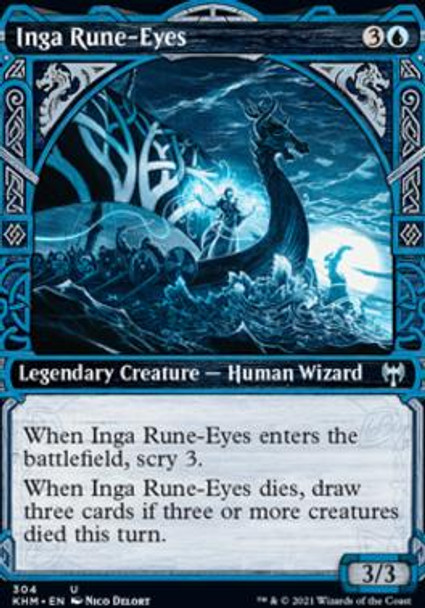 Inga Rune-Eyes (Showcase) (KHM 304) - Foil