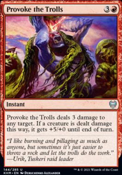 Provoke the Trolls (KHM 144) - Foil