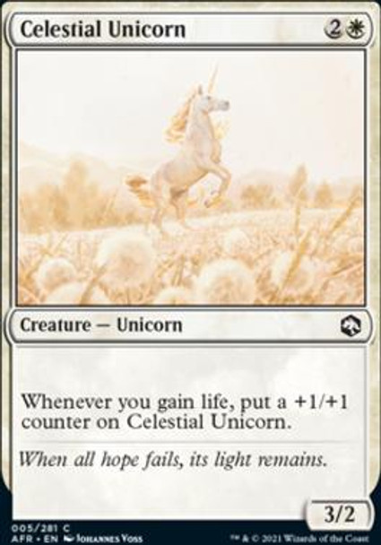 Celestial Unicorn (AFR 5) (foil)
