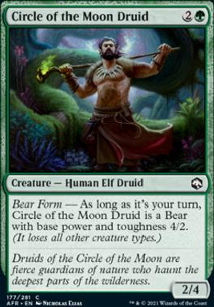 Circle of the Moon Druid (AFR 177) (foil)