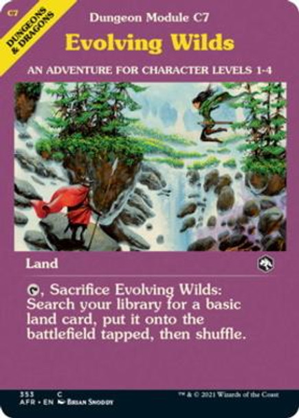 Evolving Wilds (Dungeon Module) (AFR 353)