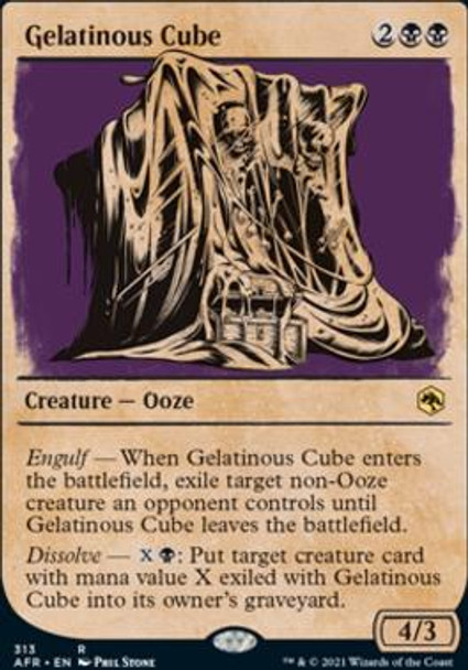 Gelatinous Cube (Showcase) (AFR 313) (foil)