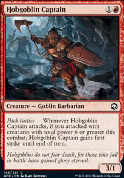 Hobgoblin Captain (AFR 148) (foil)