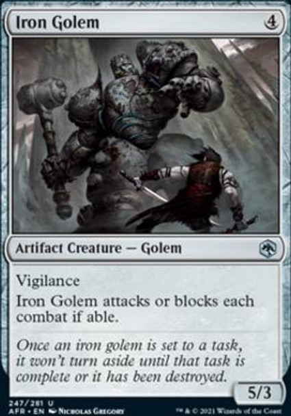 Iron Golem (AFR 247) (foil)