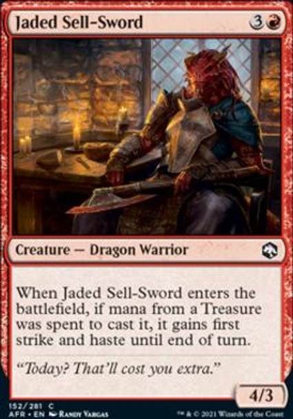 Jaded Sell-Sword (AFR 152) (foil)
