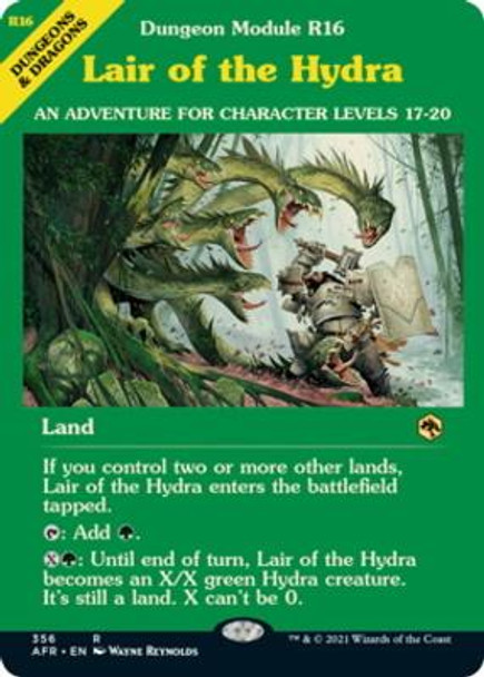 Lair of the Hydra (Dungeon Module) (AFR 356)