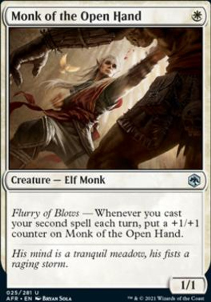 Monk of the Open Hand (AFR 25) (foil)